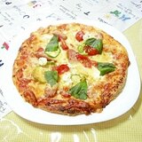 食育　夏休みに子供と作るピザ